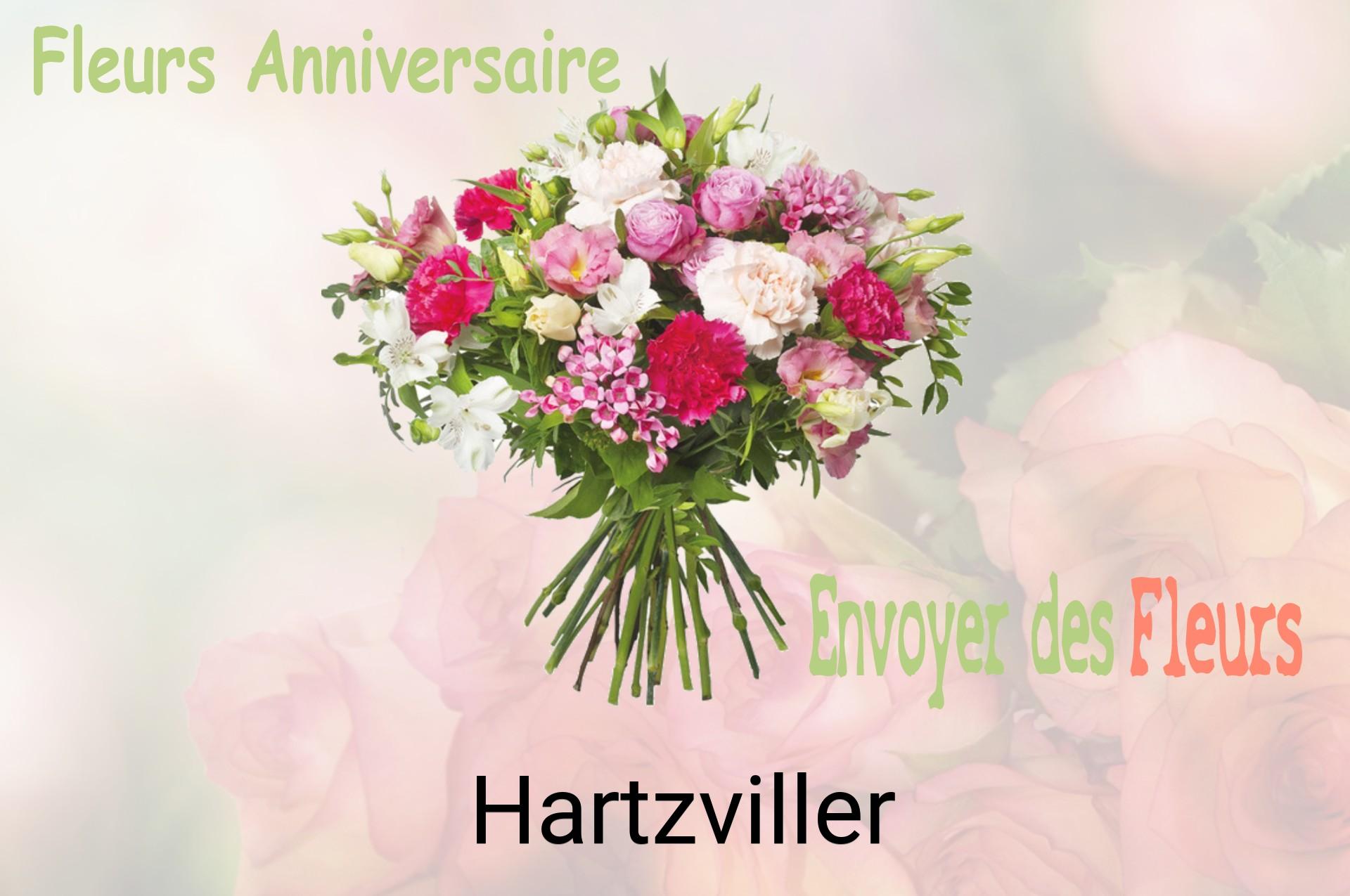 Bouquet de fleurs d’anniversaire livré à Hartzviller