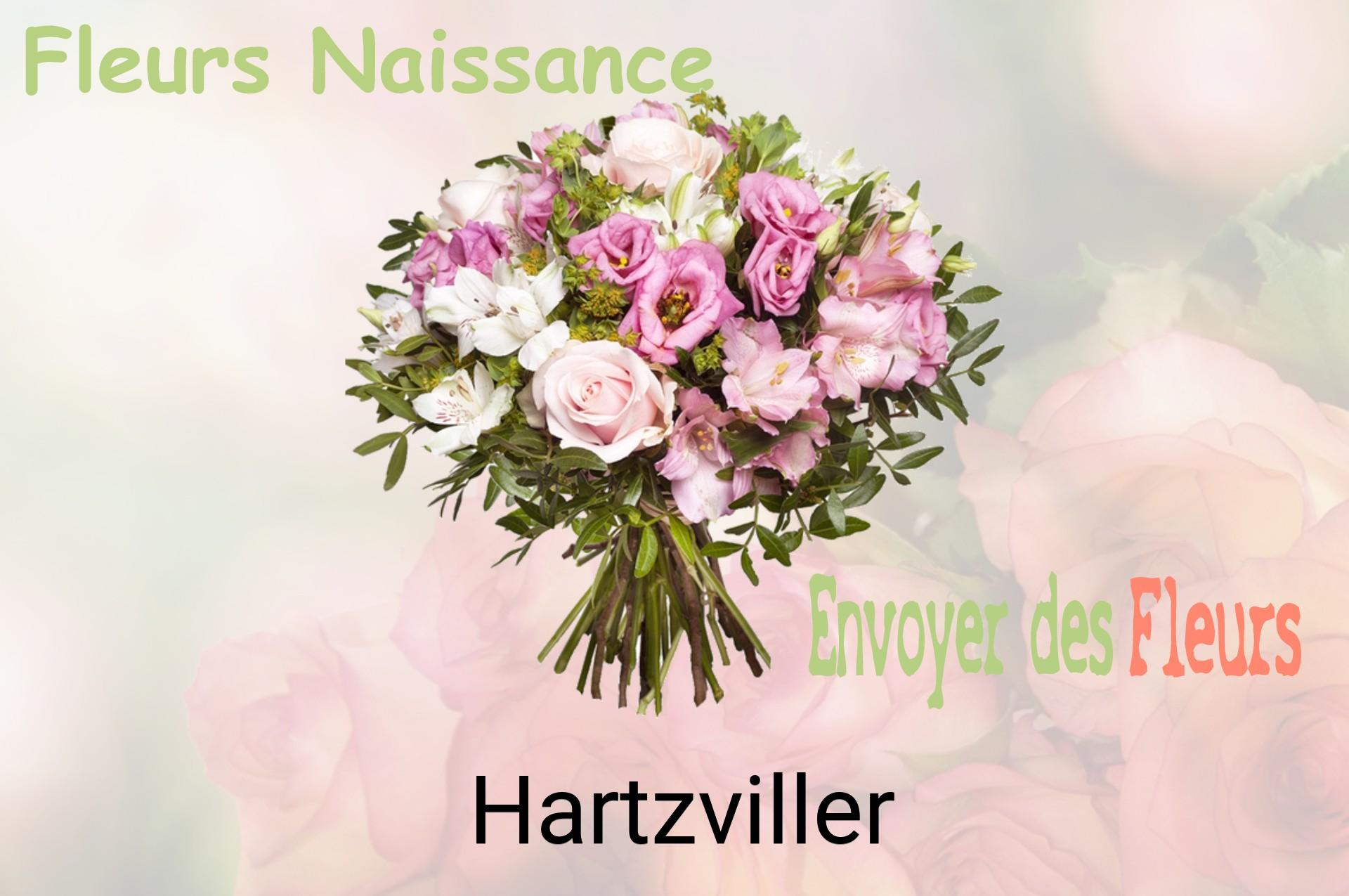 Bouquet de fleurs de naissance livré à Hartzviller